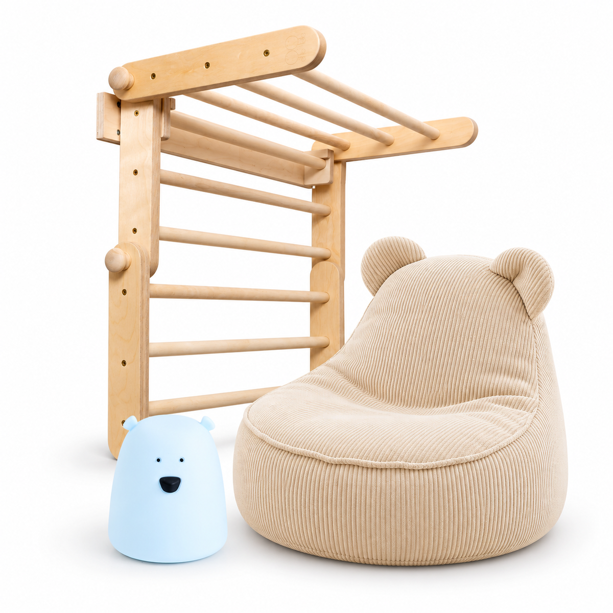 Chiba Chaba Mazais piedzīvojumu stūrītis toy with colorful plastic components and playful design for children.