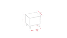 Bedside Table Kubi - White