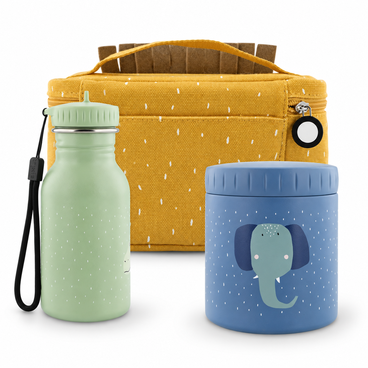 Chiba Chaba Pusdienu Piedzīvojums food set with colorful containers and utensils for a fun, nutritious lunch experience