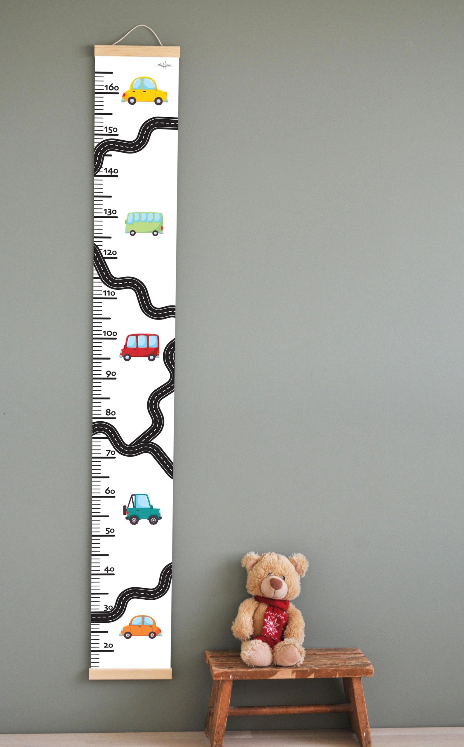 Growth Chart For Kids - Cars