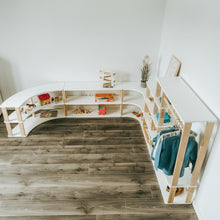Modular Montessori Bookshelf - 2 Shelves