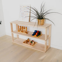 Modular Montessori Shelf Straight - 3 Shelves