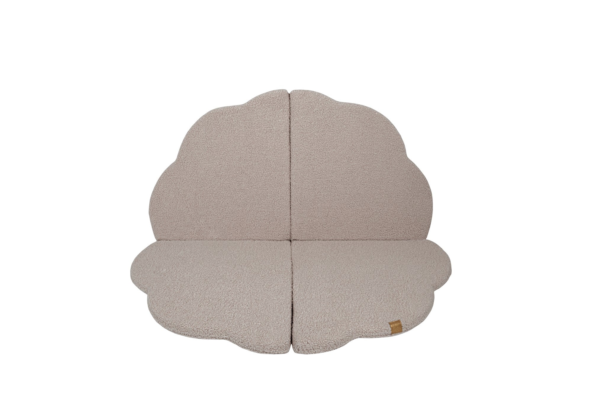 Play Mat for Kids - Cloud Shaped Bearly Light Grey